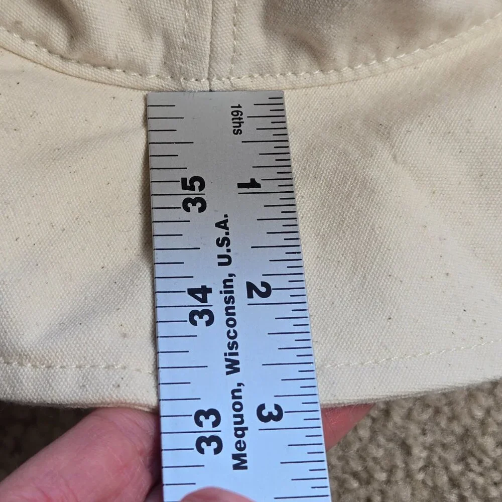 NWT Madewell Unbleached Cotton Bucket Sun Hat - Picture 4 of 5